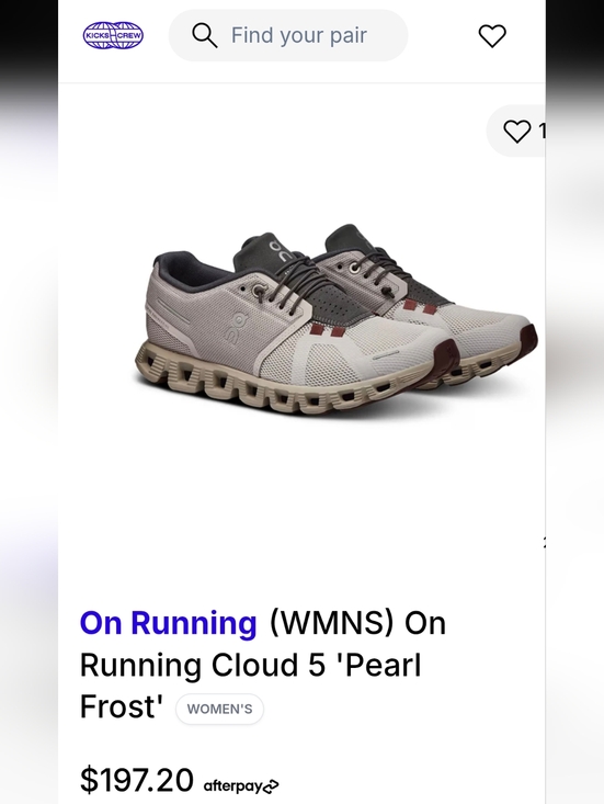On Running Cloud 5 Pearl Frost Shoes Sneakers Women's Size 9.5 - Picture 10 of 10